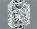 Natural Diamond 1.00 Carats, Radiant with  Cut, H Color, SI1 Clarity and Certified by GIA