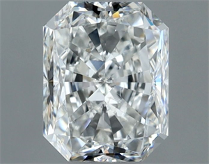 Picture of Natural Diamond 1.00 Carats, Radiant with  Cut, H Color, SI1 Clarity and Certified by GIA