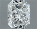 Natural Diamond 1.00 Carats, Radiant with  Cut, H Color, SI1 Clarity and Certified by GIA