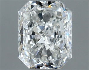 Picture of Natural Diamond 1.00 Carats, Radiant with  Cut, H Color, SI1 Clarity and Certified by GIA