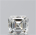 Diamante Natural 0.91 quilates, Asscher , Color J, claridad VVS1 y certificado GIA