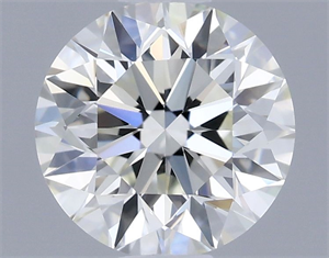Picture of Natural Diamond 0.60 Carats, Round with Excellent Cut, I Color, VVS1 Clarity and Certified by IGI