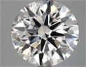Del inventario de diamantes de laboratorio, 3.70 quilates, Redondo , Color G, claridad VS2 y certificado IGI