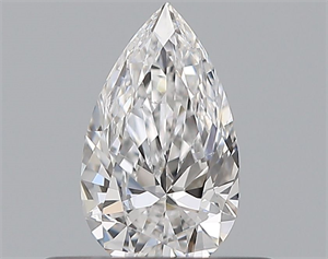 Foto Diamante Natural 0.30 quilates, De pera , Color D, claridad VS2 y certificado GIA de