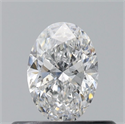 Natural Diamond 0.30 Carats, Oval with  Cut, E Color, SI2 Clarity and Certified by GIA
