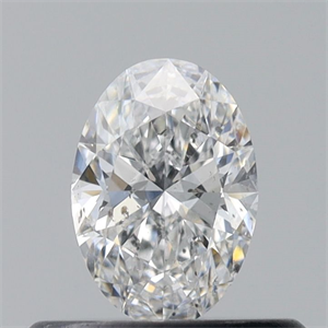 Picture of Natural Diamond 0.30 Carats, Oval with  Cut, E Color, SI2 Clarity and Certified by GIA