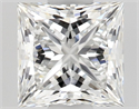 Natural Diamond 0.55 Carats, Princess with  Cut, E Color, VVS2 Clarity and Certified by GIA