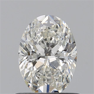 Picture of Natural Diamond 0.61 Carats, Oval with  Cut, H Color, SI1 Clarity and Certified by GIA