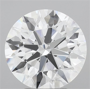 Picture of Lab Grown Diamond 3.57 Carats, Round with Ideal Cut, D Color, VVS1 Clarity and Certified by IGI