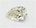Natural Diamond 0.50 Carats, Pear with  Cut, M Color, SI1 Clarity and Certified by GIA