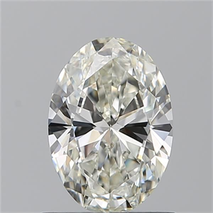 Foto Diamante Natural 0.90 quilates, Ovalado , Color J, claridad VVS2 y certificado GIA de