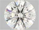 Natural Diamond 0.73 Carats, Round with Excellent Cut, L Color, VVS2 Clarity and Certified by GIA