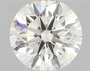 Picture of Natural Diamond 0.73 Carats, Round with Excellent Cut, L Color, VVS2 Clarity and Certified by GIA