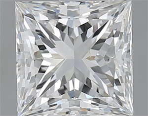 Picture of Natural Diamond 2.01 Carats, Princess with  Cut, F Color, SI2 Clarity and Certified by GIA
