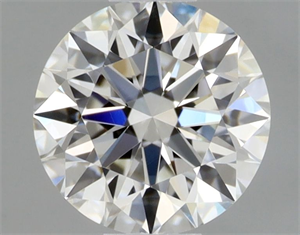 Foto Diamante Natural 0.44 quilates, Redondo , Color G, claridad IF y certificado GIA de