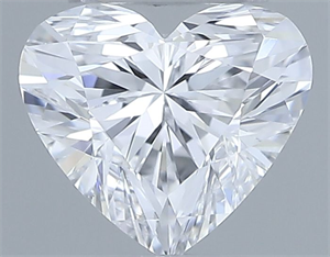 Picture of Natural Diamond 0.35 Carats, Heart with  Cut, D Color, VS2 Clarity and Certified by GIA