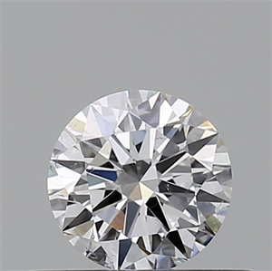 Picture of Natural Diamond 0.40 Carats, Round with Excellent Cut, D Color, SI2 Clarity and Certified by GIA