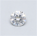 Diamante Natural 0.40 quilates, Redondo , Color E, claridad SI2 y certificado GIA