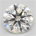 Diamante Natural 0.71 quilates, Redondo , Color H, claridad IF y certificado GIA