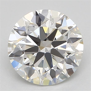 Foto Diamante Natural 0.71 quilates, Redondo , Color H, claridad IF y certificado GIA de