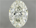 Natural Diamond 0.80 Carats, Oval with  Cut, J Color, VS1 Clarity and Certified by IGI