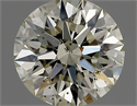 Natural Diamond 0.84 Carats, Round with Excellent Cut, M Color, SI1 Clarity and Certified by IGI