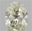 Natural Diamond 0.26 Carats, Oval with  Cut, M Color, VS2 Clarity and Certified by IGI
