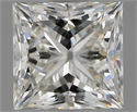 Natural Diamond 1.80 Carats, Princess with  Cut, J Color, VS2 Clarity and Certified by GIA