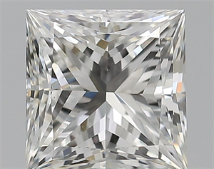 Foto Diamante Natural 0.91 quilates, Princesa , Color H, claridad VS1 y certificado GIA de