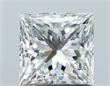Natural Diamond 1.05 Carats, Princess with  Cut, G Color, VS2 Clarity and Certified by GIA