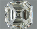 Natural Diamond 1.00 Carats, Asscher with  Cut, J Color, VS1 Clarity and Certified by IGI