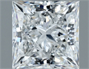Natural Diamond 1.01 Carats, Princess with  Cut, E Color, SI1 Clarity and Certified by GIA