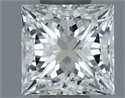 Natural Diamond 0.50 Carats, Princess with  Cut, H Color, VS2 Clarity and Certified by GIA