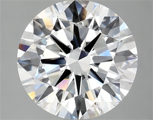 Picture of Lab Grown Diamond 3.01 Carats, Round with Ideal Cut, E Color, VS1 Clarity and Certified by IGI