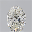 Diamante Natural 3.01 quilates, Ovalado , Color I, claridad VS2 y certificado GIA