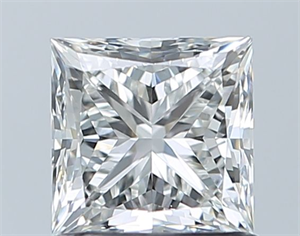 Picture of Natural Diamond 1.03 Carats, Princess with  Cut, G Color, VS2 Clarity and Certified by GIA