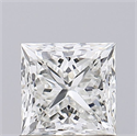 Natural Diamond 0.86 Carats, Princess with  Cut, I Color, VS2 Clarity and Certified by GIA
