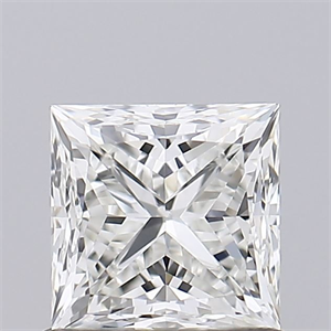 Picture of Natural Diamond 0.86 Carats, Princess with  Cut, I Color, VS2 Clarity and Certified by GIA