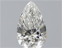 Natural Diamond 0.51 Carats, Pear with  Cut, H Color, VS2 Clarity and Certified by GIA