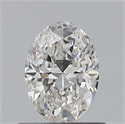 Natural Diamond 0.50 Carats, Oval with  Cut, G Color, VVS1 Clarity and Certified by GIA
