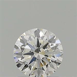 Picture of Natural Diamond 0.90 Carats, Round with Excellent Cut, J Color, SI1 Clarity and Certified by GIA