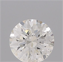 Natural Diamond 0.40 Carats, Round with Excellent Cut, H Color, SI2 Clarity and Certified by IGI