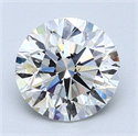 Diamante Natural 2.01 quilates, Redondo , Color F, claridad SI2 y certificado GIA