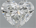 Natural Diamond 3.01 Carats, Heart with  Cut, G Color, VVS1 Clarity and Certified by IGI