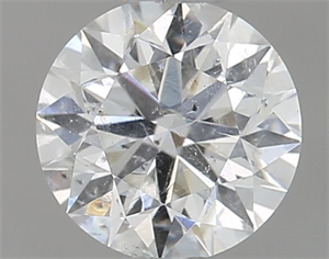Picture of Natural Diamond 0.46 Carats, Round with Excellent Cut, E Color, SI2 Clarity and Certified by IGI