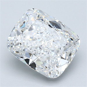 Picture of Natural Diamond 3.03 Carats, Cushion with  Cut, E Color, VS2 Clarity and Certified by GIA
