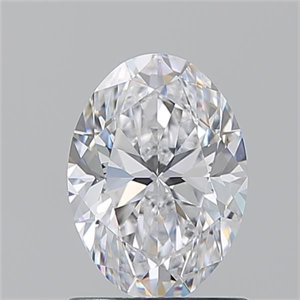 Picture of Natural Diamond 1.20 Carats, Oval with  Cut, D Color, VS2 Clarity and Certified by GIA