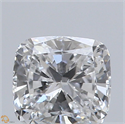 Natural Diamond 0.70 Carats, Cushion with  Cut, D Color, SI1 Clarity and Certified by GIA