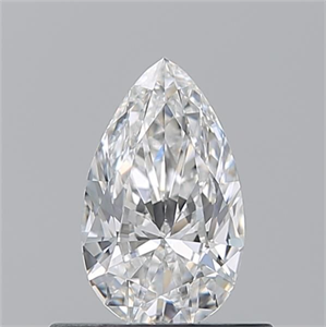 Picture of Natural Diamond 0.50 Carats, Pear with  Cut, E Color, VVS2 Clarity and Certified by GIA