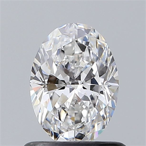 Foto Diamante Natural 0.70 quilates, Ovalado , Color D, claridad VS2 y certificado GIA de